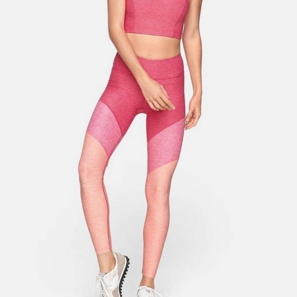 Outdoor Voices Women’s Springs 7/8 Leggings in Flamingo/Rose/Clay